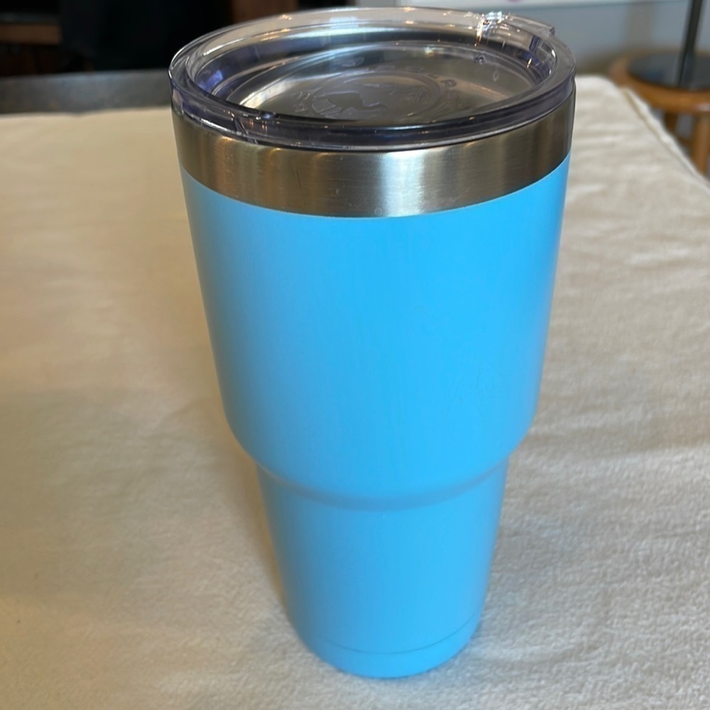 💐5/25 polar camel light blue 30 ounce insulated coffee tea drink tumbler